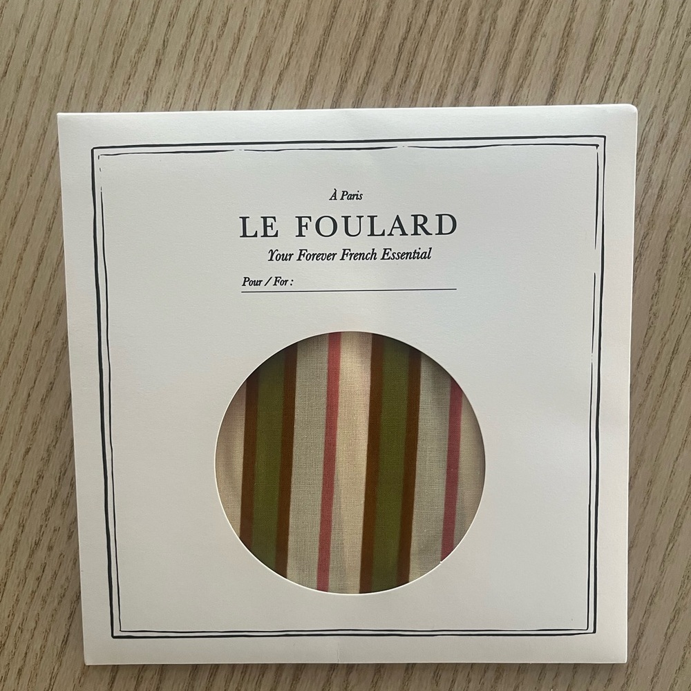 Sezane Multicolor Striped Scarf